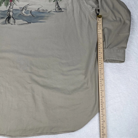 VTG 90's Polo by Ralph Lauren Key West Fishing Military Safari Style Shirt L - Picture 11 of 12